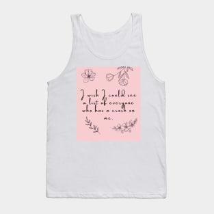 Copy of The Feminine Urge to Be Nice Quote Tank Top